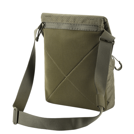 M-Tac Konvert Taske Elite with adjustable shoulder strap and magnetic flap closure, rear view.