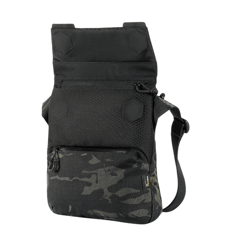 M-Tac Konvert Bag Elite in black Cordura with a tablet-style design and adjustable shoulder strap.