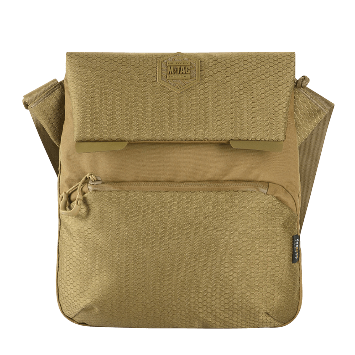 M-Tac Konvert Taske Elite i Cordura 500D med justerbar skulderrem og magnetventil, ideel til alsidig og komfortabel brug.