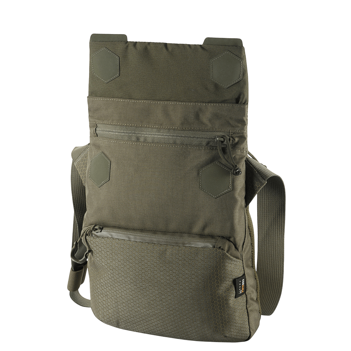 Alt Tag: M-Tac Konvert Taske Elite i slidstærk Cordura med justerbar skulderrem og magnetisk dæksellukning for hurtig adgang.