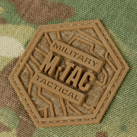Close-up of M-Tac Konvert Taske Elite with Cordura material and military tactile details.