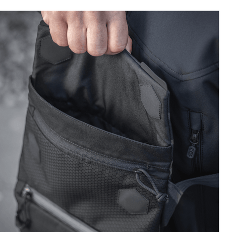 M-Tac Konvert Bag Elite with magnetic closure in durable Cordura material, showing a deep pocket for easy access.