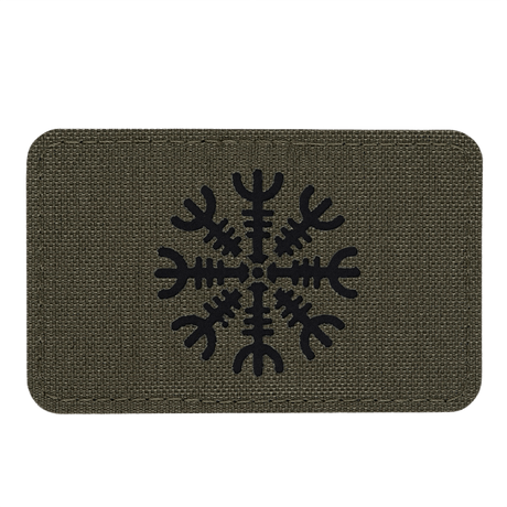 M-Tac Patch Helm of Horror Horizontal Laser Cut with ægishjálmur design, Cordura 500D with Velcro attachment, 80x50.