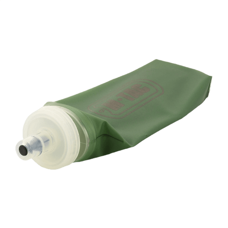 M-Tac collapsible water bottle in food-grade TPU, ideal for hiking, travel and cycling, 500 ml volume, lightweight and practical design