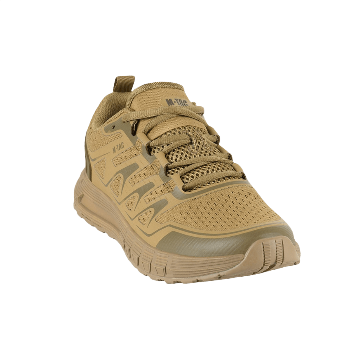 M-Tac Tactical Summer Sport Sneakers til varmt vejr, åndbare syntetiske materialer, gummiforstærket tå og hæl, slidstærk sål.