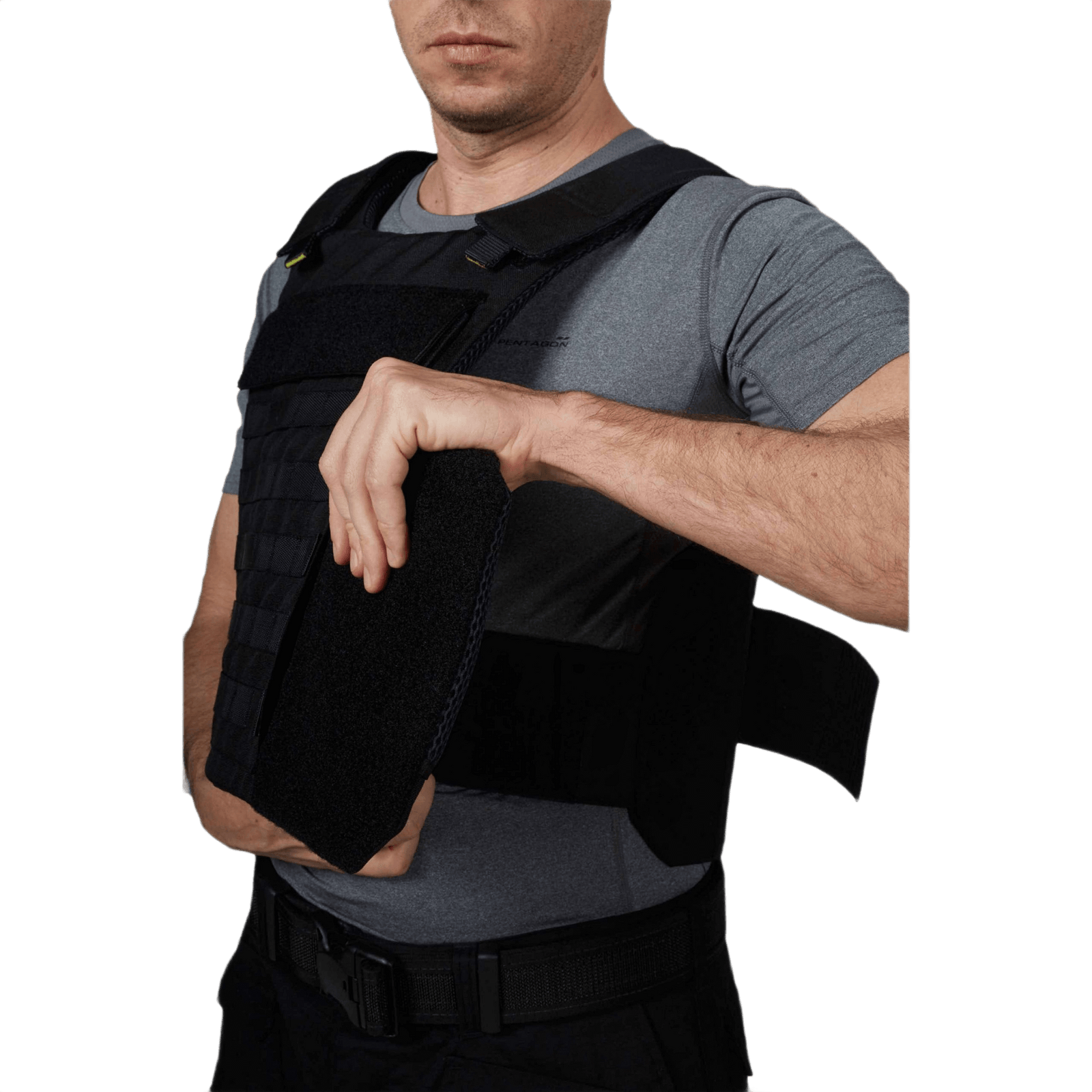 Anorak Chromium® Duty III-M Skudsikker Vest bæres af en person, viser Level IIIA beskyttelse og ergonomisk design.