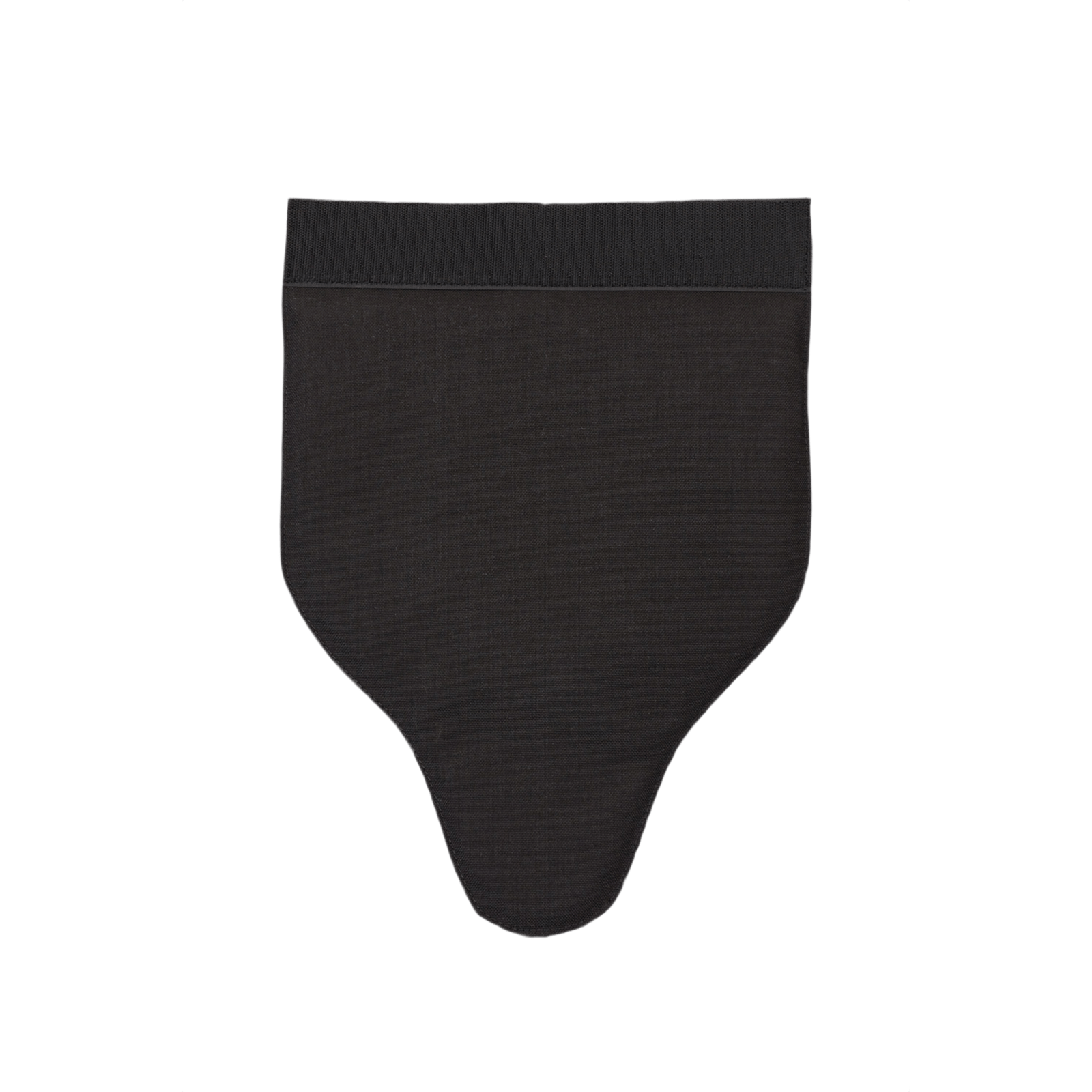 Anorak Chromium® Skridtbeskytter I - sort skridtsikker soft armor panel, letvægts og fleksibel beskyttelse, hook-and-loop fastgørelse.