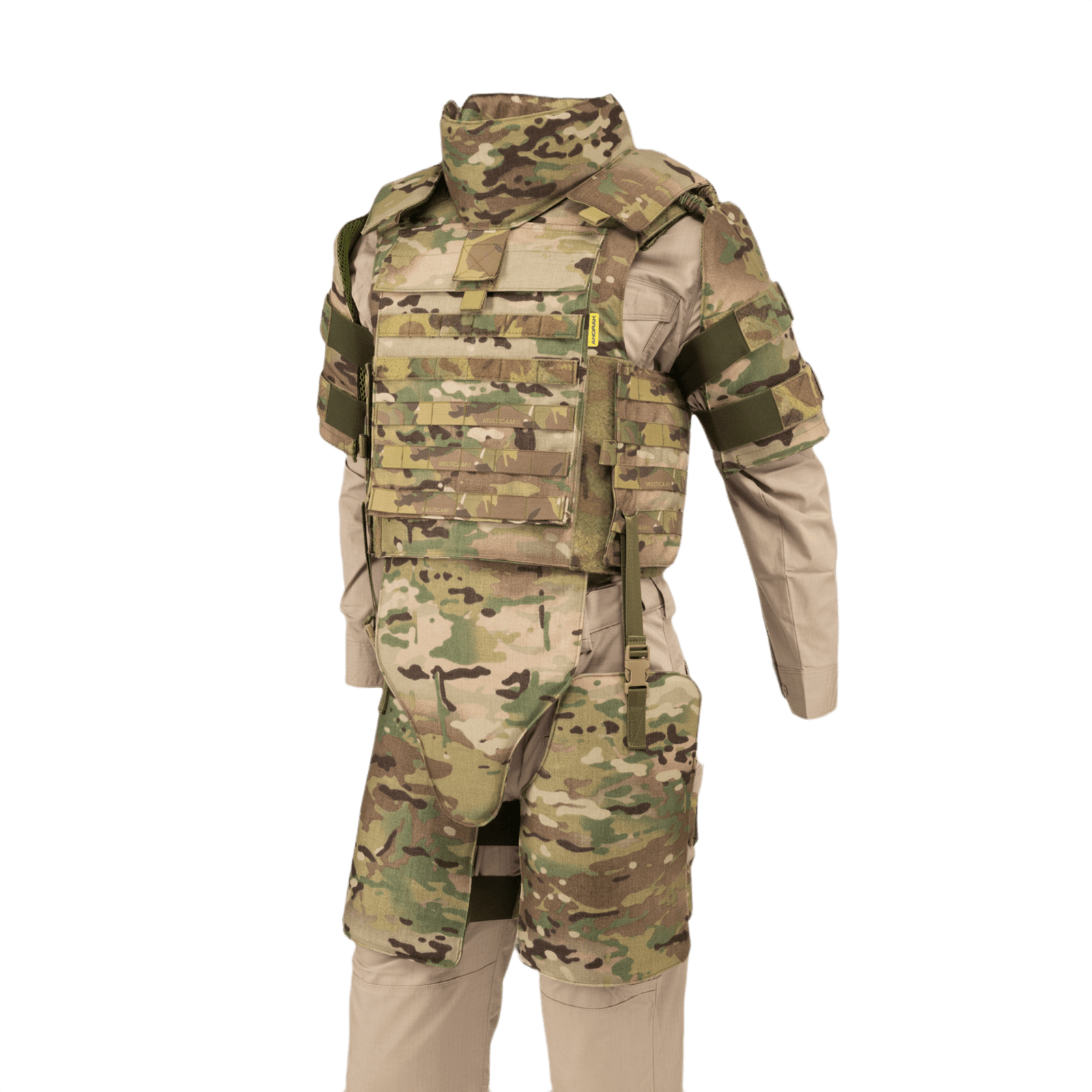 Anorak Niobium® Tactical II – full set MultiCam® blødt kropspanser-system med multi-trussel beskyttelse og tilpasningsevner
