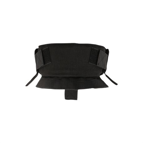 Anorak Titanium® Neck/Throat Protector I - black soft armor panel for throat protection with hook-and-loop fastening system.