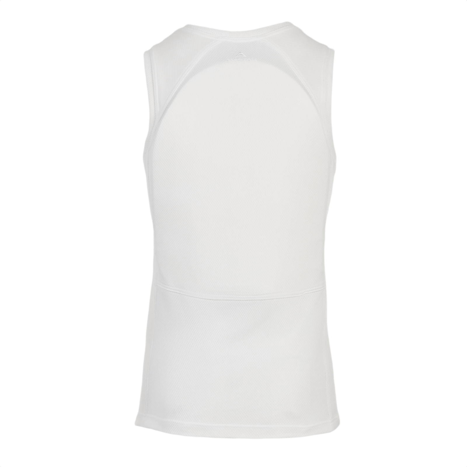 Anorak Topaz® Undershirt I Stiksikker kniv- og spidssikker soft armor-vest set bagfra, designet til NIJ 0115.00 STD niveau 1 beskyttelse.