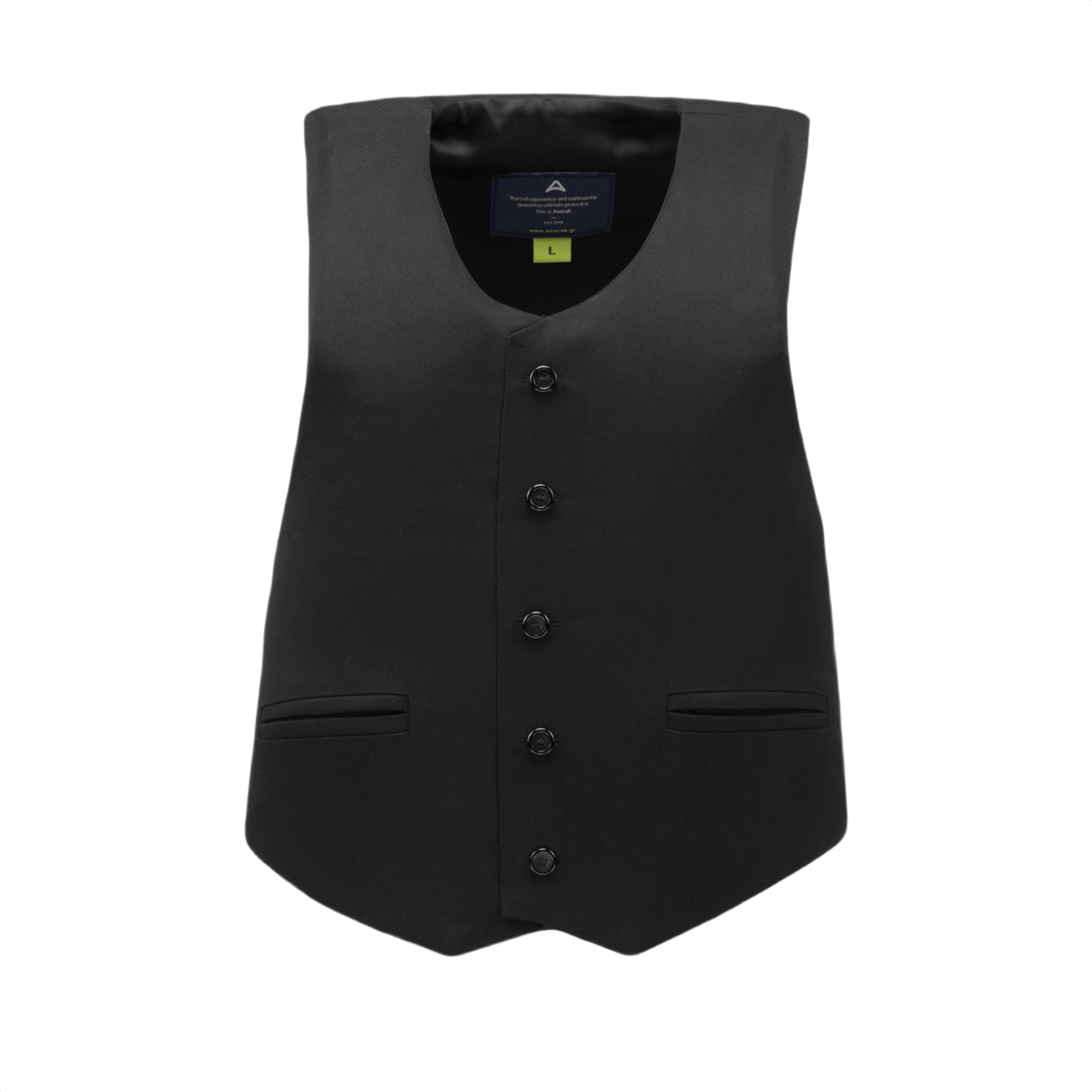 Anorak Topaz® VIP I Stiksikker Vest, specialdesignet til komfort og sikkerhed med lav synlighed, overholder MIL-SPEC F AA-55126B.