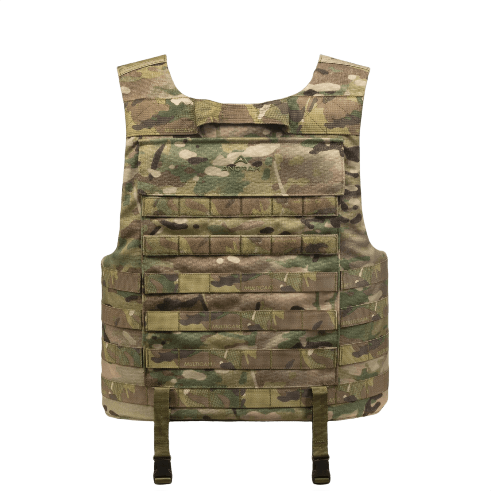 Anorak Rhodium® Tactical I MultiCam® Stik & Skudsikker Vest til beskyttelse, niveau IIIA, i camouflagemønster.