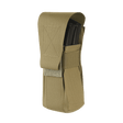 M-Tac taske til 2 magasiner i Cordura 1000d med velcrolukning og elastisk bånd i galleri position 1 til taktisk brug.