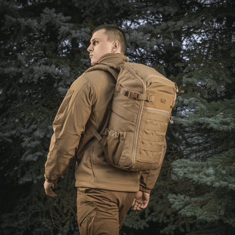 M-Tac Backpack Gen. II Elite – Small with robust multicam material, clamshell opening and elastic mesh pockets, gallery position 1.