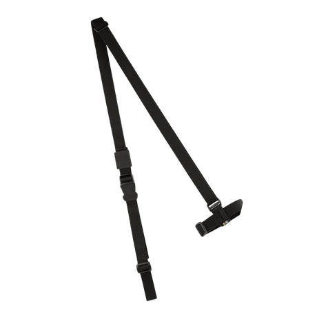 M-Tac Three-Point Weapon Belt in black durable material with adjustable buckles for tactical use, gallery position 1.