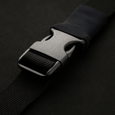M-Tac Three-Point Weapon Belt in black durable material with heavy-duty clip and adjustable strap, gallery position 1.