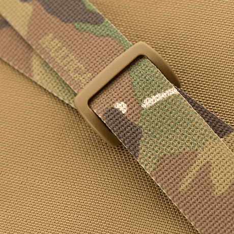 M-Tac Three-Point Weapon Belt in durable camouflage-woven material with sturdy lock, designed for tactical use, gallery position 1.