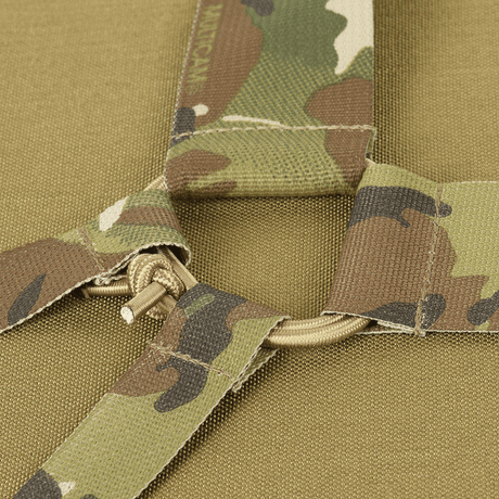 M-Tac Shoulder Straps for Elite Tactical Belt in camouflage with tight MIL-SPEC webbing and adjustable length, gallery position 1.