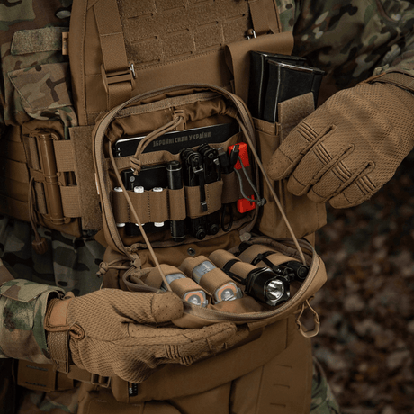 M-Tac Organizer Pouch Elite in robust material with NIJ certification for tactical storage of first aid and EDC, gallery position 1.