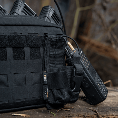 M-Tac Radio Pouch Motorola 4400/4800 i slidstærkt Cordura nylon med åben adgang til PTT-knap og kanalkontrol, NIJ-certificeret, galleri position 1