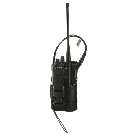 M-Tac Radio Pouch Motorola 4400/4800 i robust nylon med åben adgang til PTT-knap og kanalkontrol, NIJ-certificeret, galleri position 1