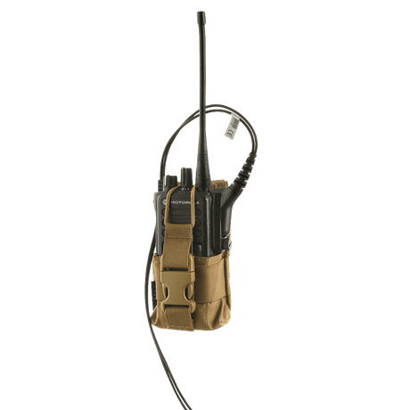 M-Tac Radio Pouch Motorola 4400/4800 i slidstærkt nylon med åben adgang til PTT-knap og kanalkontrol, NIJ-certificeret, galleri position 1