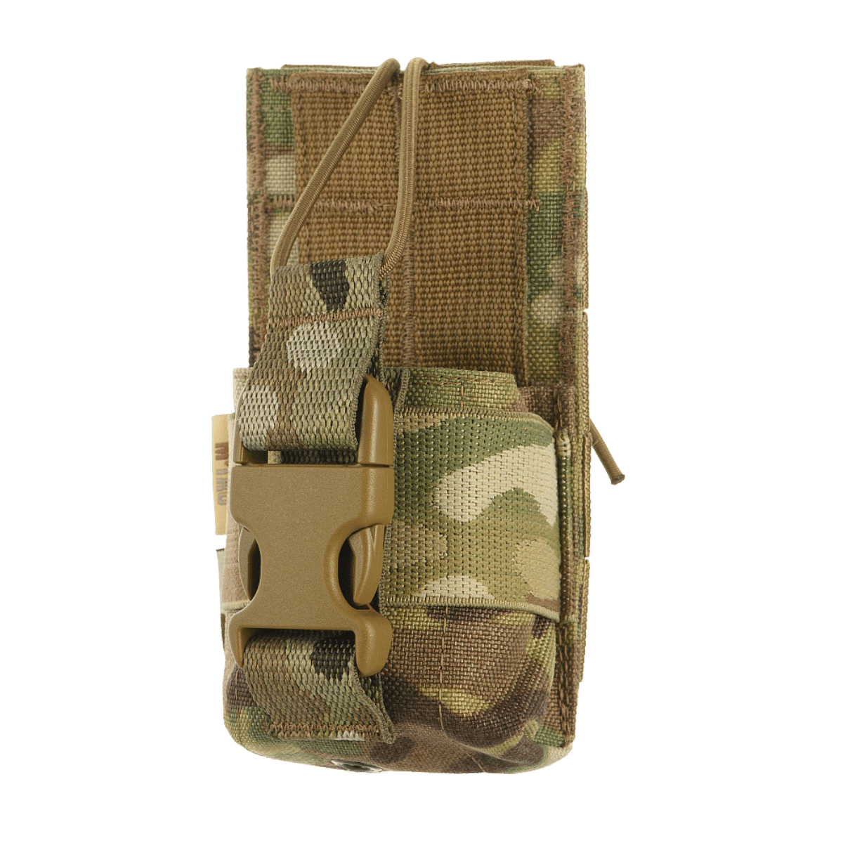 M-Tac Radio Pouch Motorola 4400/4800 i camouflagedesign med MOLLE-monteringssystem og nem adgang til radioens kontroller. Dimensioner: 14cm.