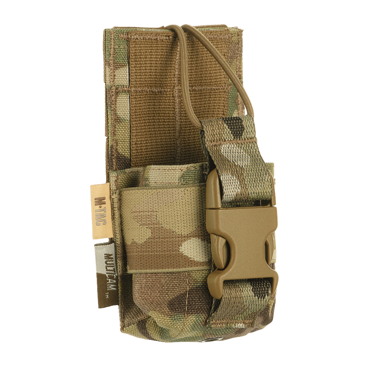 M-Tac Radio Pouch Motorola 4400/4800 med MOLLE, let adgang til kontroller, kompatibel med bæresele system, Camouflage design.