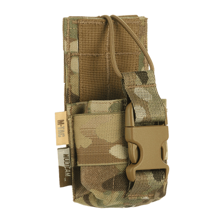 M-Tac Radio Pouch Motorola 4400/4800 i slidstærkt multicam nylon med åben adgang til PTT-knap og mikrofon, NIJ-certificeret, galleri position 1.