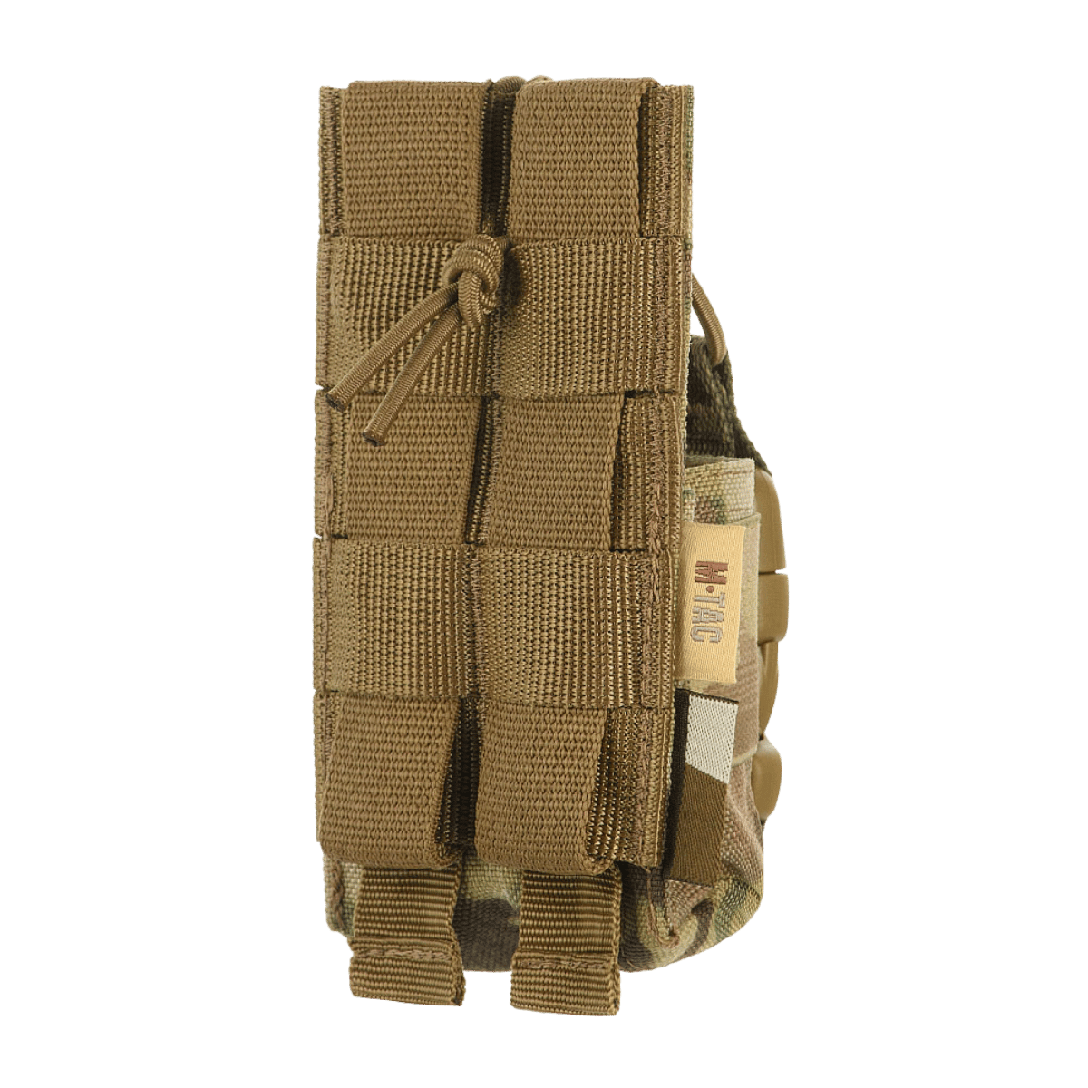 M-Tac Radio Pouch Motorola 4400/4800 kompatibel med MOLLE systemet, brun. Nem adgang til radio på bæreudstyr.