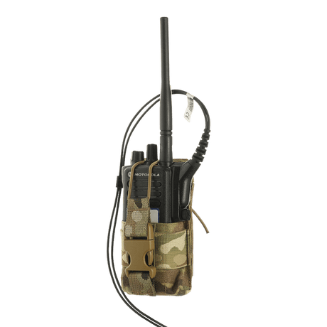 M-Tac Radio Pouch Motorola 4400/4800 i slidstærkt multicam nylon med åben adgang til PTT-knap og mikrofon, NIJ-certificeret, galleri position 1