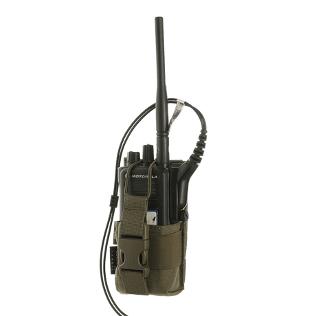 M-Tac Radio Pouch Motorola 4400/4800 i holdbart nylon med åben adgang til PTT-knap og mikrofon, NIJ-certificeret, galleri position 1