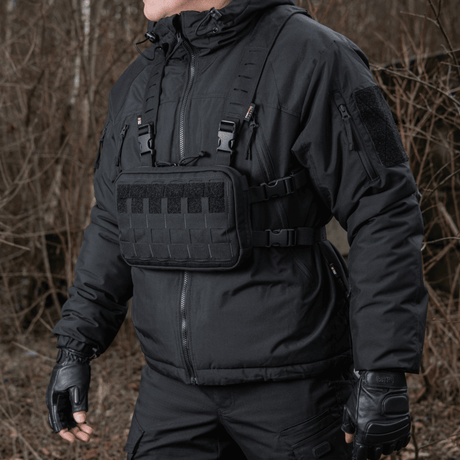 M-Tac Chest Rig Elite chest rig in Cordura 500 with MOLLE panel, H-harness and Velcro for modular tactical inserts, gallery position 1