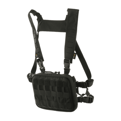 M-Tac Chest Rig Elite in durable Cordura 500 with MOLLE Laser Cut panel, H-harness and NIJ certification, tactical chest rig, gallery position 1