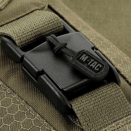 M-Tac Smartphone Taske Elite Medium Hex i sort med slidstærk spænde og robust materiale, NIJ-certificeret, galleri position 1.