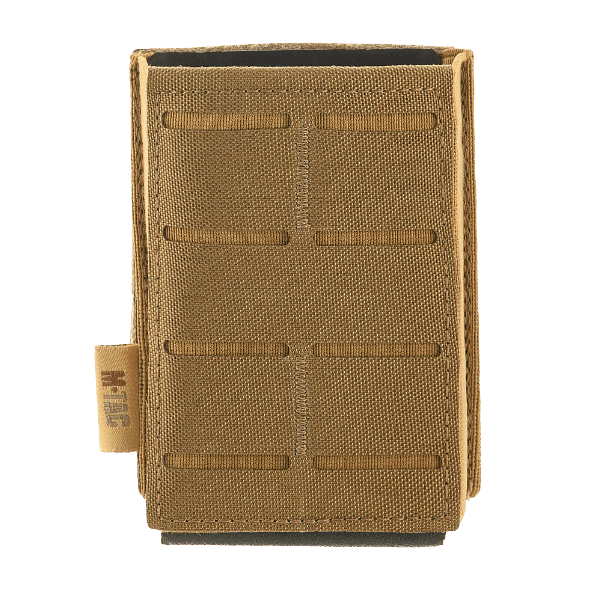 M-Tac Magasinlomme med Elastik (10 cm) Laser Cut, kompakt AR-15 magasinholder med kydex og elastiske sideindsatser til stabil fastholdelse.