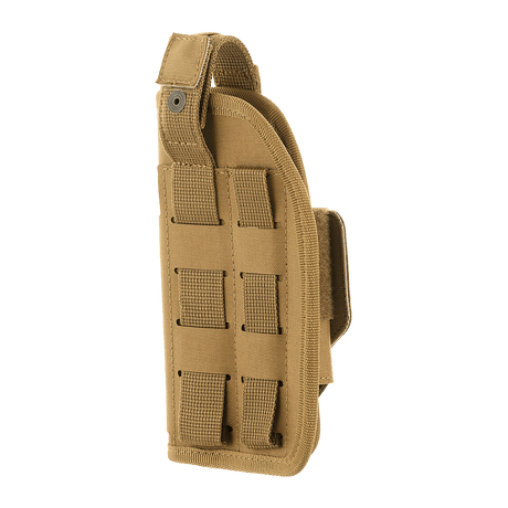 M-Tac Universal Tactical Holster Elite Right, adjustable Cordura 500D holster with MOLLE interface for pistols such as Glock 17.