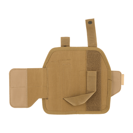 M-Tac Universal Tactical Holster Elite Right in laminated Cordura 500D with adjustable straps and MOLLE interface. Fits Glock 17.