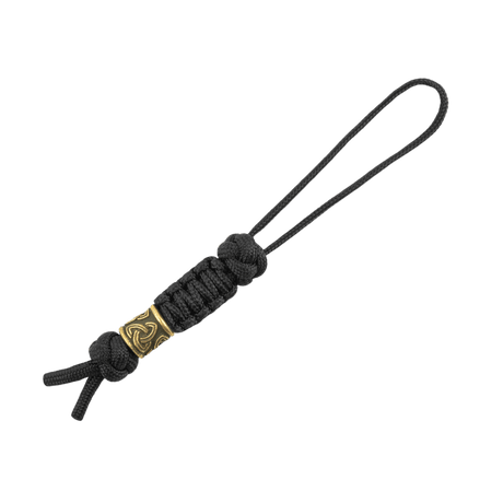 M-Tac Lanyard Scandinavian Small Triquetra with braided paracord and decorative bead in Nordic design.