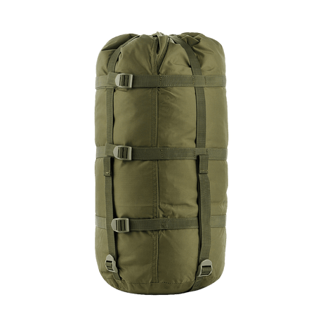 M-Tac Compression Sack in durable nylon, ideal for storage, with compression straps for space saving. Water-repellent and robust design.