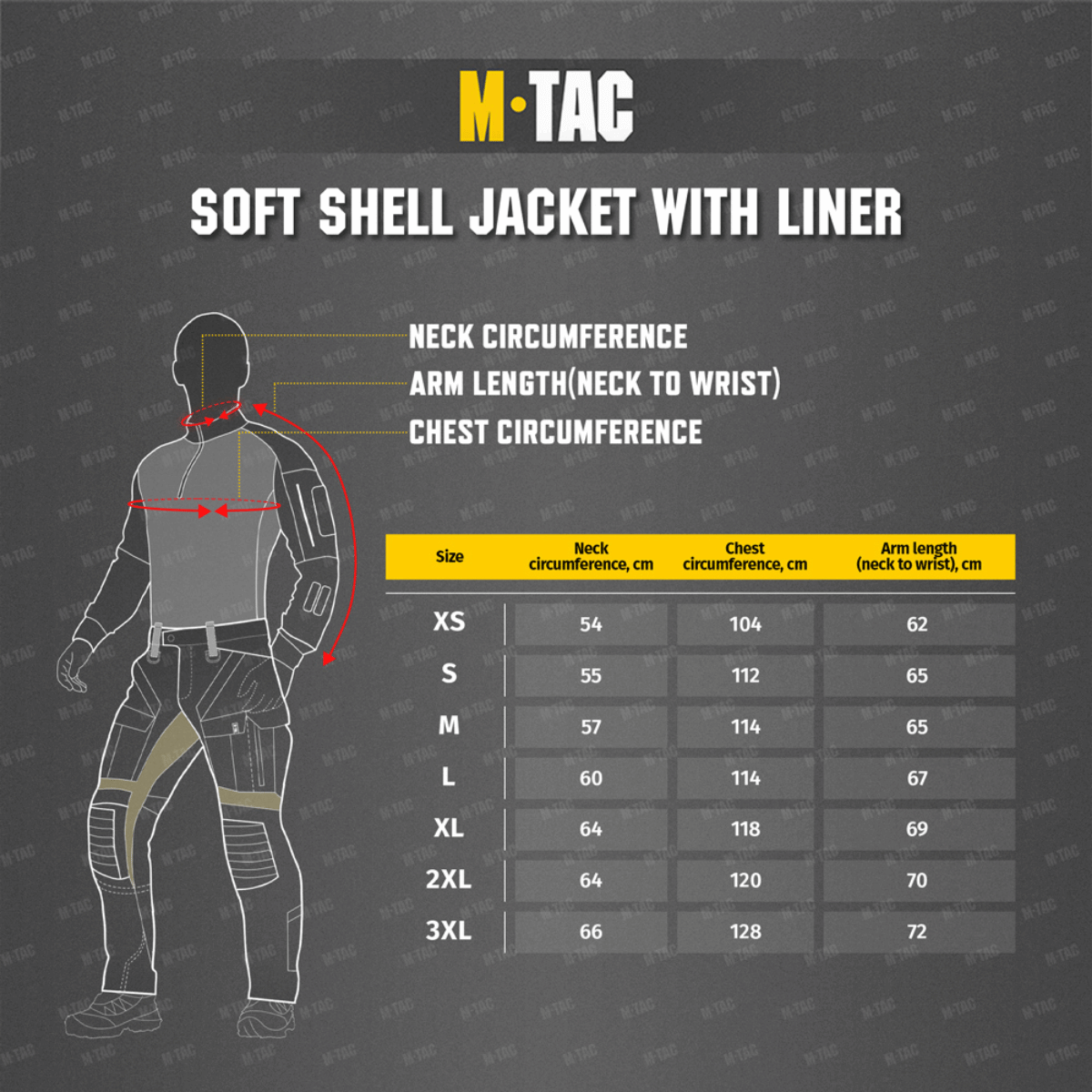 M-Tac Soft Shell Jacket with Liner