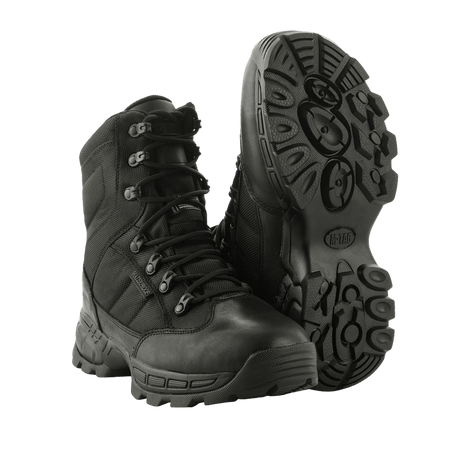M-Tac Winter Tactical Boots Thinsulate for extreme cold conditions with robust outsole and quick lacing system for stability and warmth.