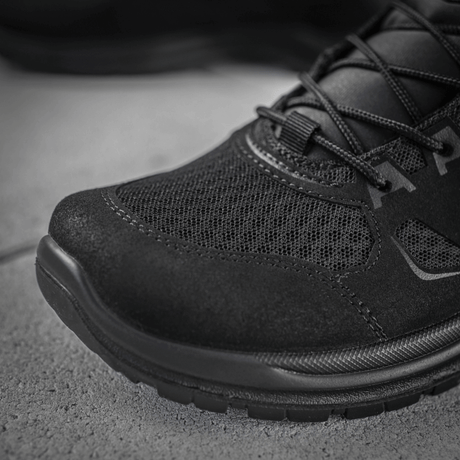M-Tac Tactical Summer Boots Iva in black synthetic nubuck and breathable mesh for comfort and ventilation in hot conditions