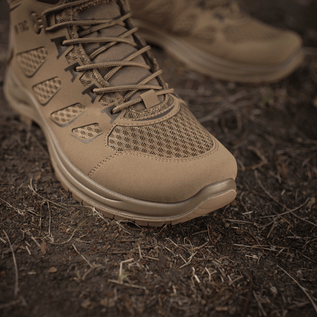 M-Tac Tactical Summer Boots Iva designed with breathable mesh and synthetic nubuck for comfort in hot conditions