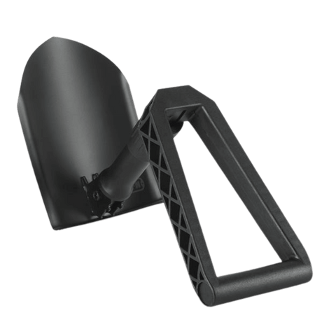 M-Tac Foldable Shovel with Sheath, practical folding tool for camping, outdoor, hunting or military use.