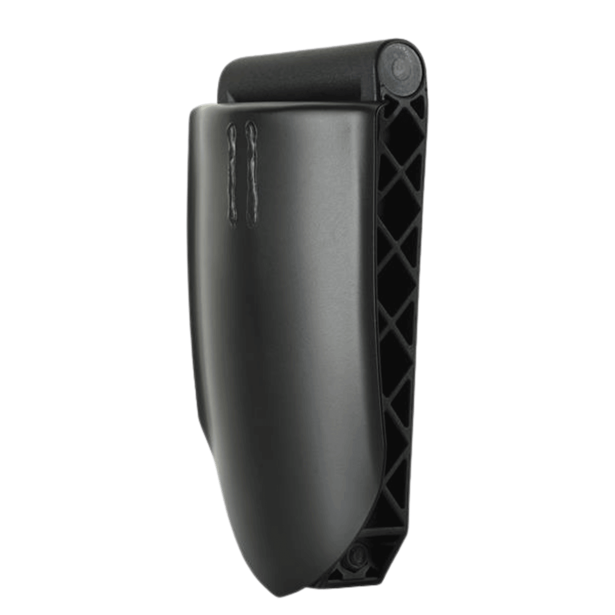 M-Tac Sammenklappelig Skovl med Etui i foldet tilstand, praktisk til camping og outdoor brug, nem at transportere og opbevare.