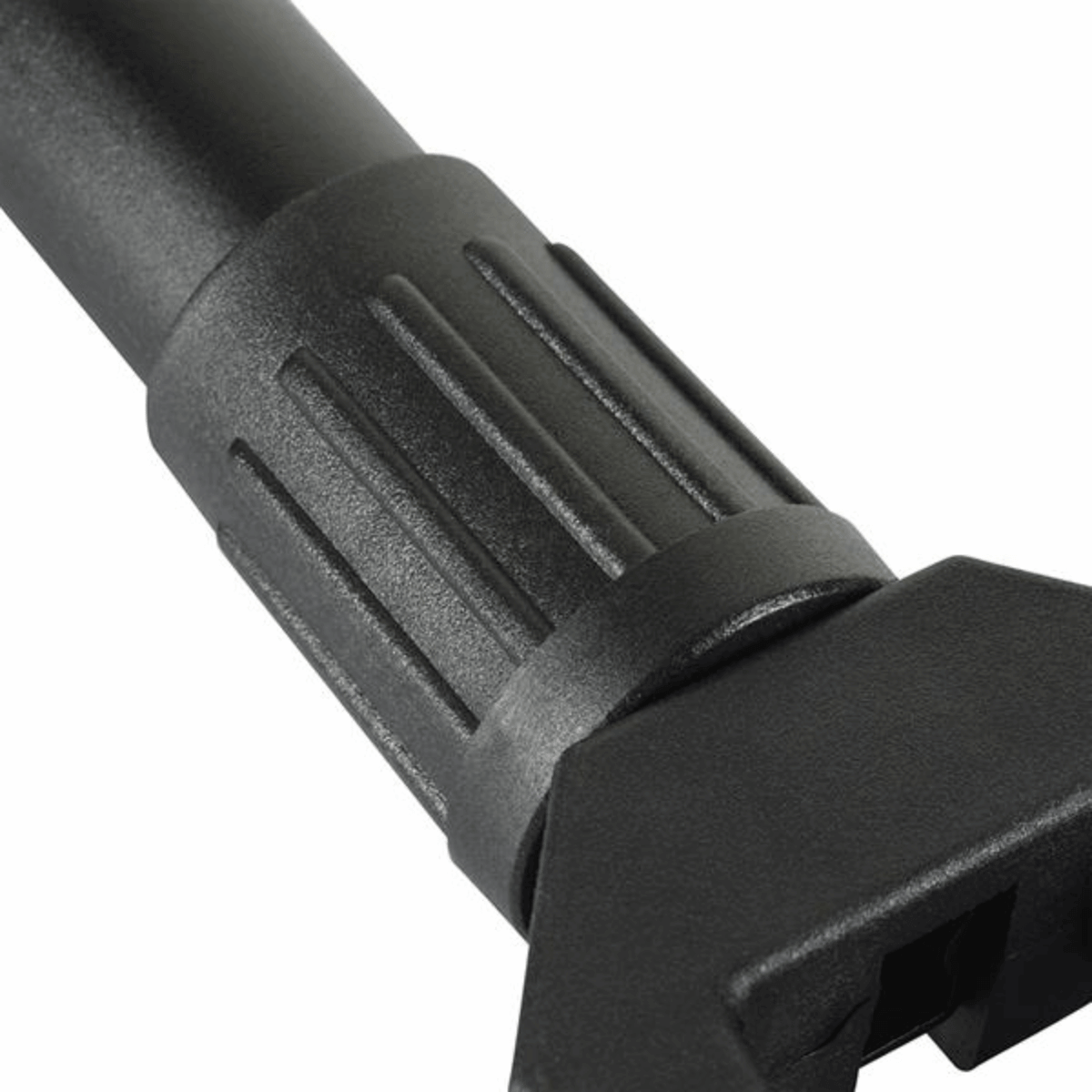 Detaljebillede af M-Tac Sammenklappelig Skovl med Etui, viser spadehovedets robuste design og holdbare materiale.