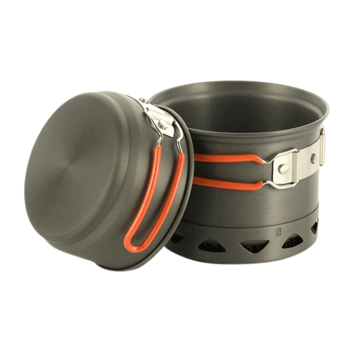 M-Tac Individuelt Kogesæt til Brænder i anodiseret aluminium, camping cookware designet til friluftsliv, let og holdbar konstruktion