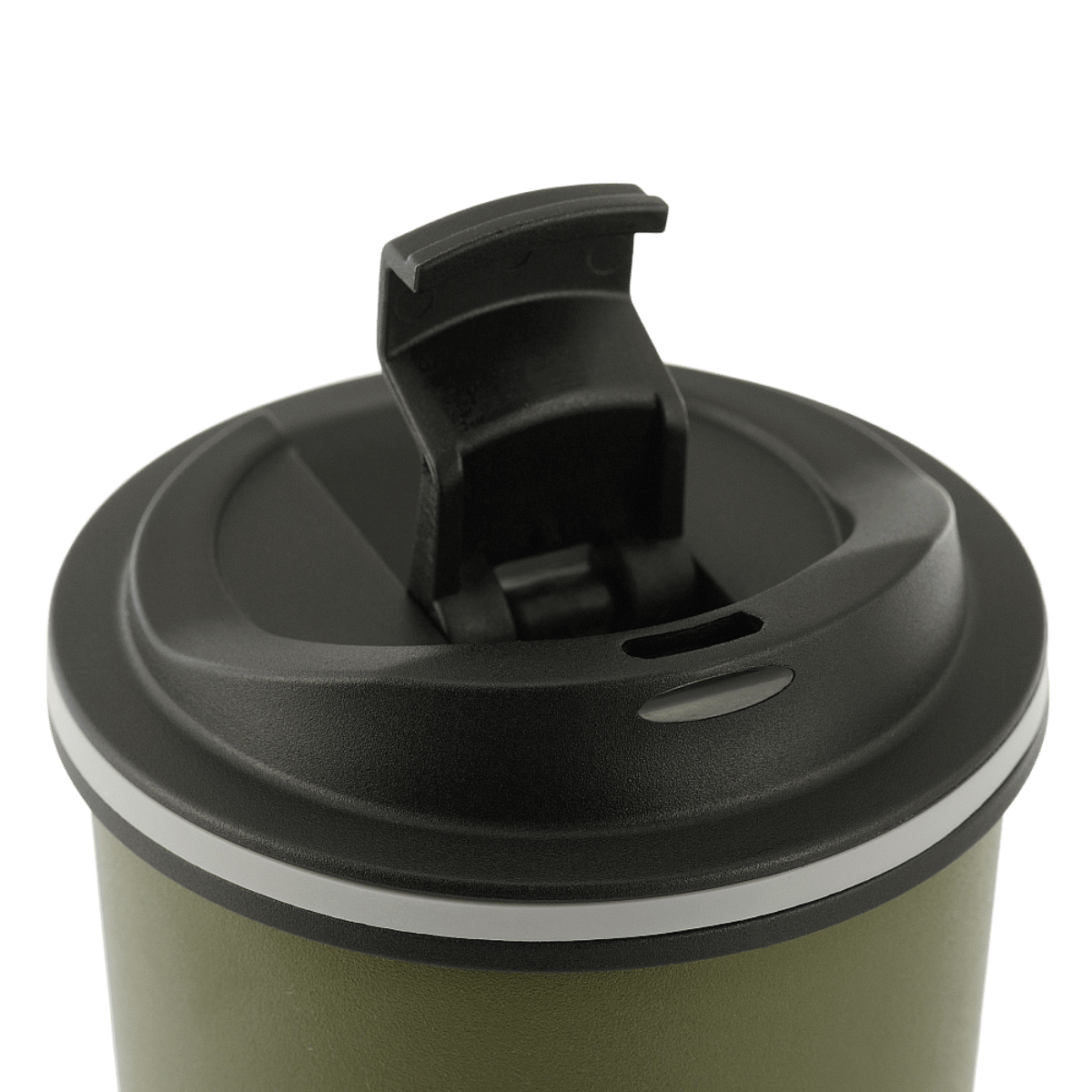 M-Tac Termokop 450 ml med Ventil i rustfrit stål med tæt låg og ventil for at holde drikke varme eller kolde.