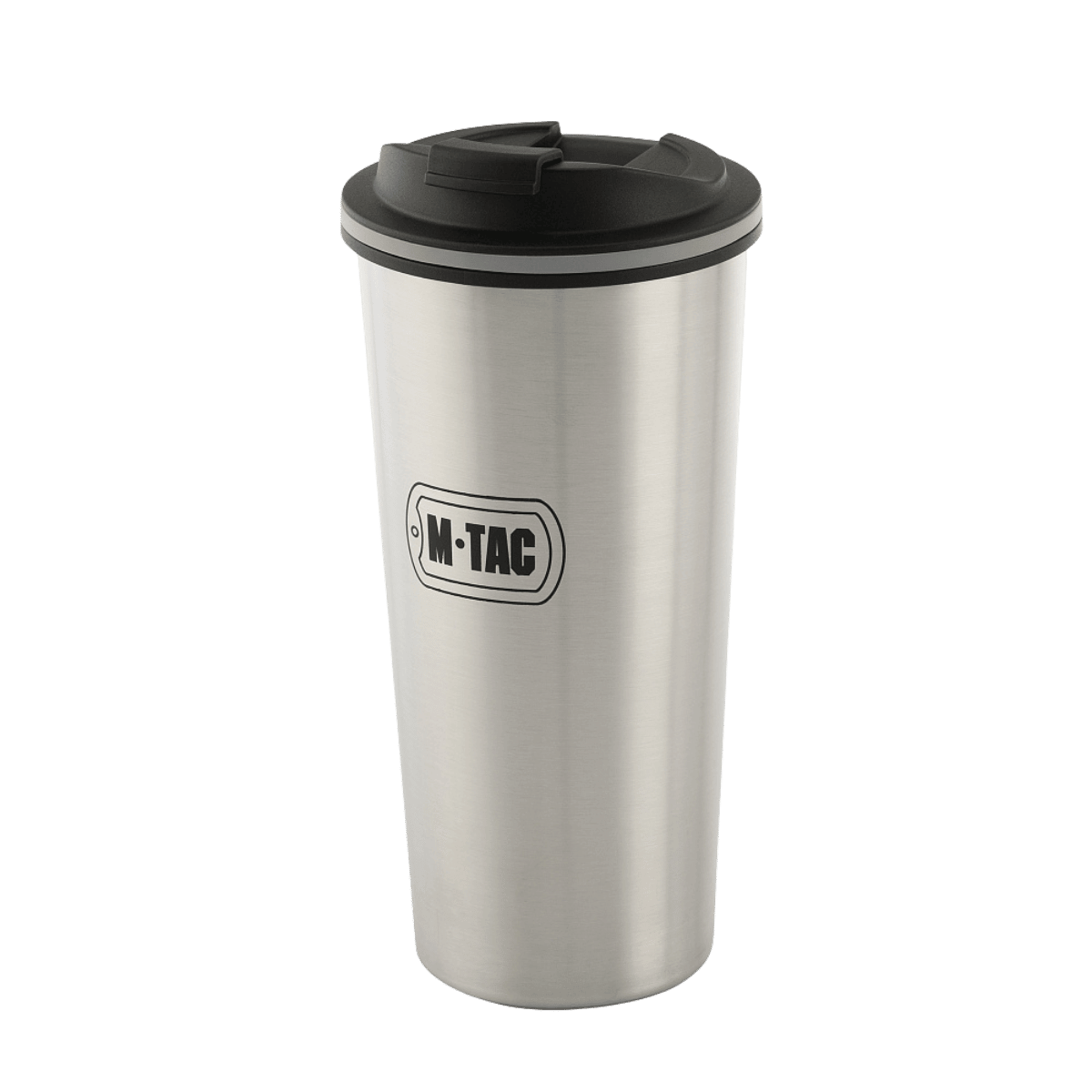 M-Tac Termokop 450 ml med Ventil i rustfrit stål, praktisk til varme og kolde drikke, ideel til hjemmet, kontoret eller bilen.